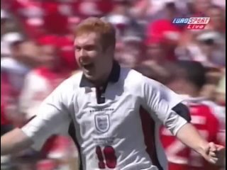 Пол Скоулз - гол Тунису на ЧМ-1998