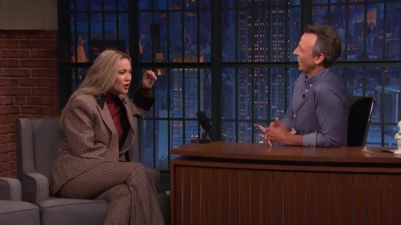 Kate Hudson Late Night with Seth