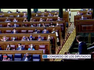 PP · Pablo Casado responde al socialista Pedro Sánchez en el Congreso (10 noviembre 2021)