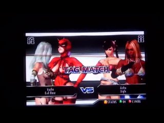 Rumble Roses XX SEXY Evil Rose and Yasha vs Aisha and Aigle.Ивил Роуз и Яша дают пизды.11DeadFace