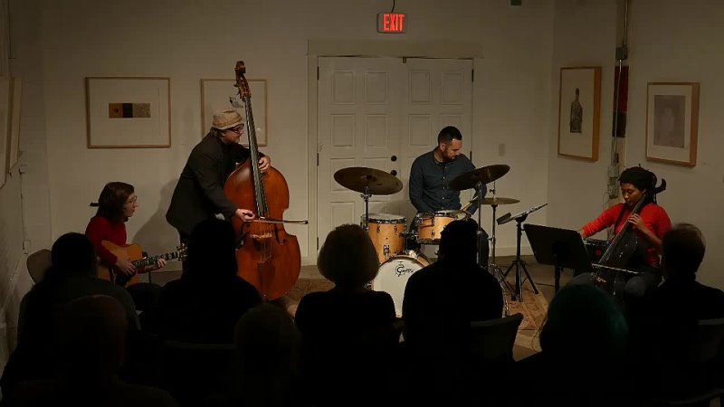 02 Tomeka Reid Quartet at ALL Wabash Blues ( Tomeka Reid, Mary Halvorson, Jason Roebke, Tomas Fujiwara) Drums