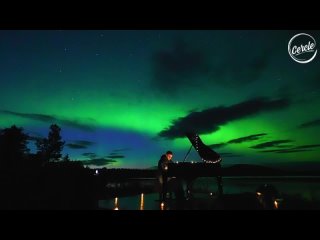 Sofiane Pamart live under the Northern Lights, in Lapland, Finland for Cercle