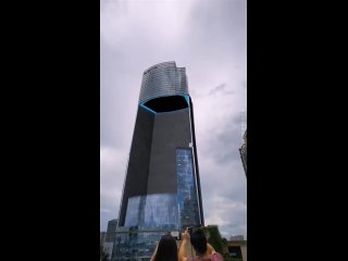 3D анимация на небоскрёбе