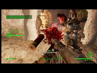 Fallout 4 PC Gameplay SURVIVAL NO FAST TRAVEL Madness of New Vegas new begin #87  fria nieve verde amor