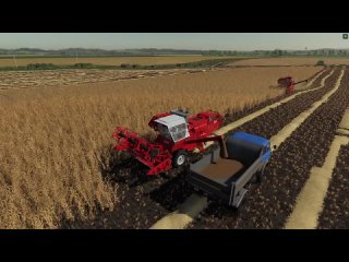 [Clondike] FS19 Timelapse #54 Выехали на уборку ячменя: две НИВЫ СК-5М, ДОН-1500Б, МАЗ-503, МАЗ-5551, ЗИЛ -130