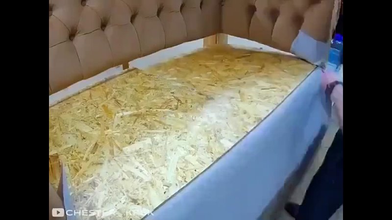 Наглядное производство дивана