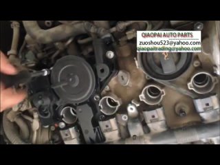 Install Audi A4L Engine Oil Separator Valve oil Pcv crankcase pressure Skoda/Passat 06H103495