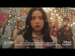 Jisoo @ Snowdrop ad for Disney+ Indonesia