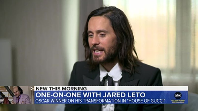 Jared Leto talks new movie House of Gucci