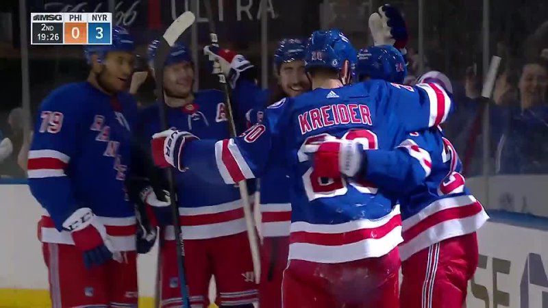 Chris Kreider Scores While Falling To Finish Off Great Passing Sequence