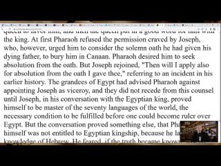 The Legends of the Jews - Jacob's Last Words (study with Christopher Enoch) - Part 7