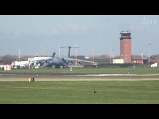 RAF Mildenhall - Military Action Including C5 Super Galaxy-