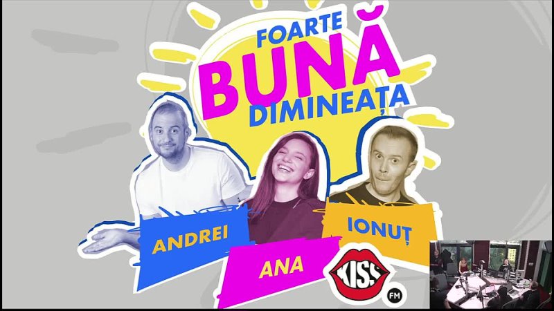 Carla s Dreams în studio la Foarte BUNĂ Dimineața cu Andrei, Ionuț și