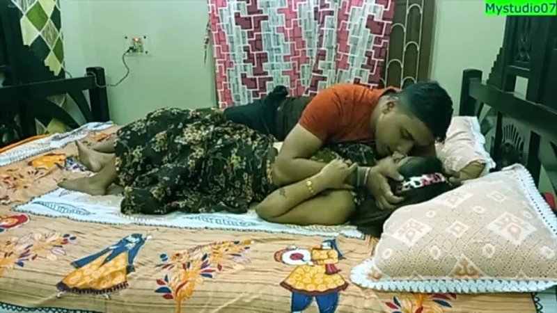 Indian hot xxx Bhabhi real sex with husband brother!! with romantic Hindi a.mp4