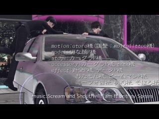 【進撃のMMD】エレンと兵長でScream & Shout