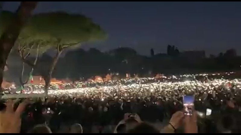 21 11 Италия Рим Протест против ковидных ограничений