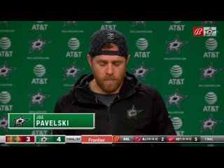 Joe Pavelski very emotional talking about the Tanner Kero incident earlier tonight
