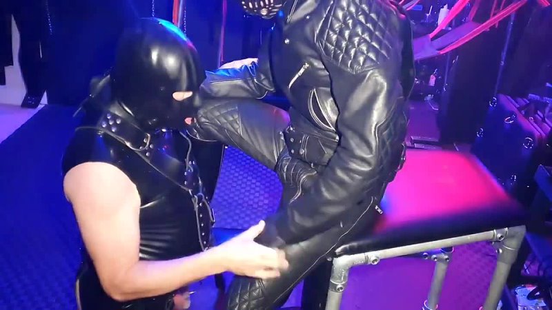 This is how a slave worship His Rape God. I love being an abusive Leather