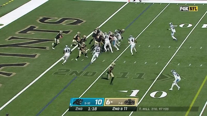 Game in 40 Carolina Panthers New Orleans Saints