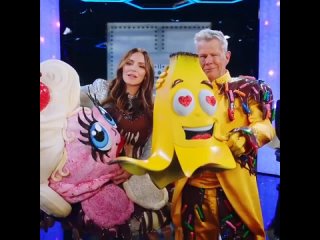 Кэтрин МакФи и Дэвид Фостер (Banana Split) в шоу «Маска» | После снятия маски