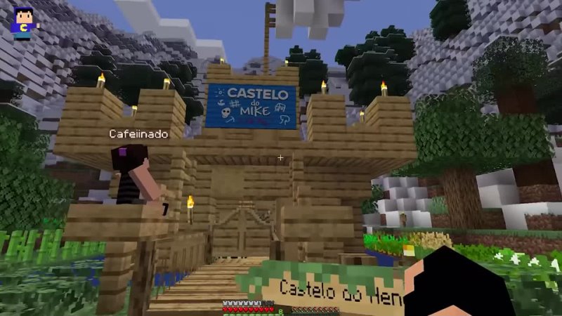 Tazer Craft CASTELO DE PAPELÃ O DO MIKE Minecraft Gerações,