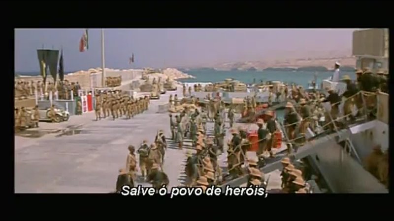 O Leão do Deserto (1981), Anthony Quinn, Oliver Reed e Irene Papas,