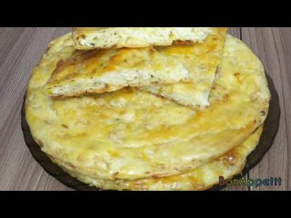 Мягкие, слоистые лепешки с мясной начинкой в духовке