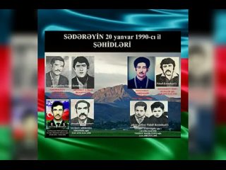 Sədərək-19 yanvar 1990-cı il şəhidləri....