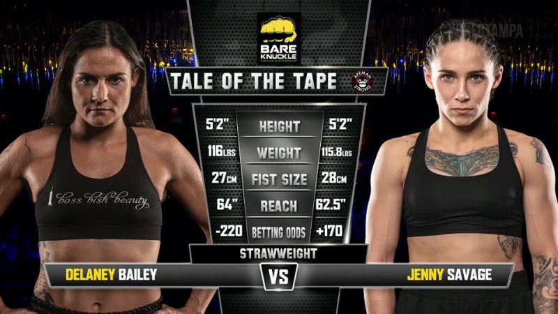 BKFC Tampa: Delaney Bailey vs. Jenny