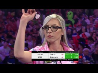 World Darts Championship - Fallon Sherrock and Ted Evetts (2020)