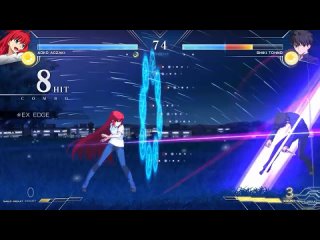 [MELTY BLOOD - TYPE LUMINA Aoko Aozaki vs. Shiki Tohno Gameplay Video ➁]