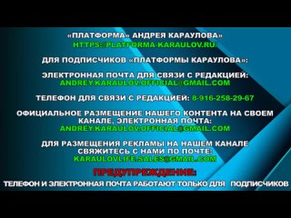 Андрей Караулов Николай Платошкин: Не верю, что Путин готов меня убить, но я готов ко всему...