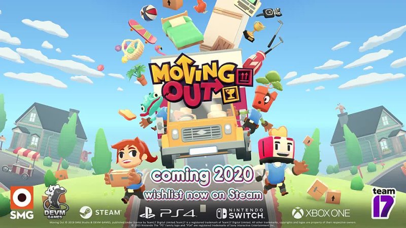 Moving Out трейлер игры