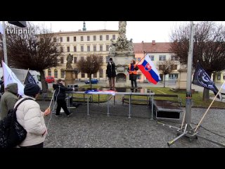 Demonstrace za svobodu a občanská práva - Vyškov 29.1.2022 - 1. část