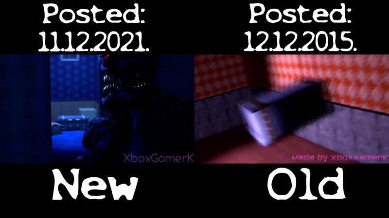 Xbox Gamer K SFM, Old and New animation ( Comparison) Paradise, Sweet Dreams ( Remember Falling,