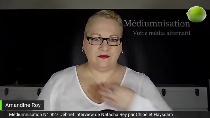Médiumnisation N 827 Débrief interview Natacha Rey par Chloé et