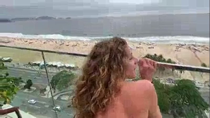 Creampie ANAL On The Balcony In Rio De Janeiro