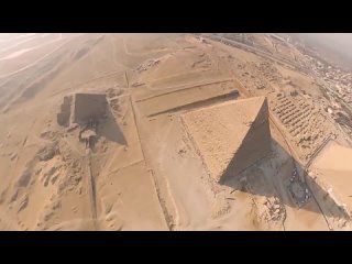 Wingsuit Flying Super Close To The Pyramids Of Giza