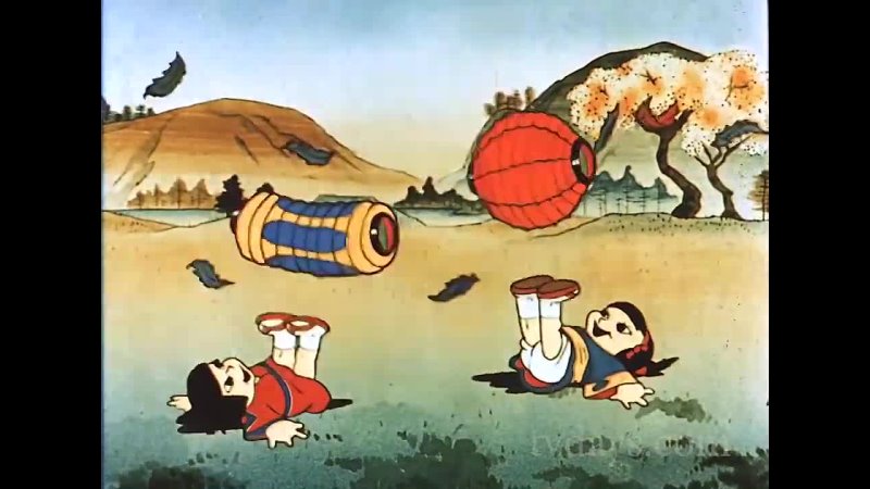 Japanese Lanterns Cartoon 1935