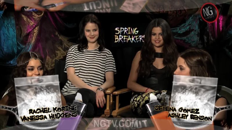 Spring Breakers Uncensored with Selena Gomez, Vanessa Hudgens, Ashley Benson, Rachel Korine