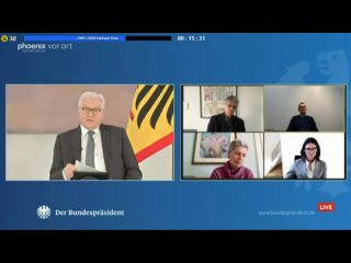 Diskussion mit Bundespräsident Frank-Walter Steinmeier zur I-Pflicht 12.01.21