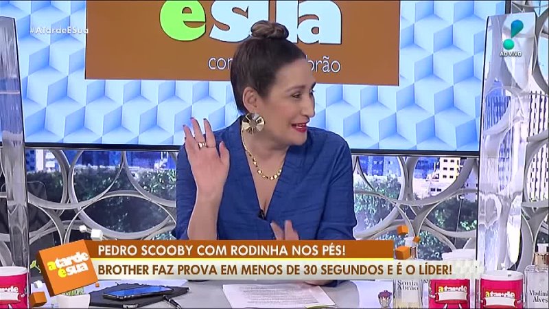RedeTV - Sonia Abrão elogia vitória de Scooby em prova do líder do BBB22: “Entrou pra história”