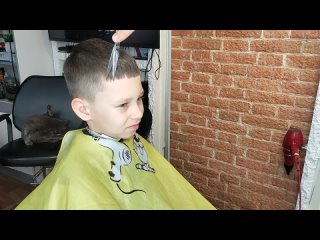 Short Messy Hair with Faded Sides __ Short Haircut __ Kids Haircut For Short Hair __ Детская стрижка
