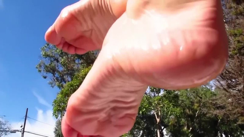 sexy oiled feet and high