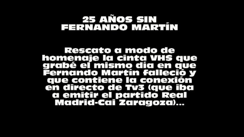 Recopilatorio TV 25 años sin Fernando