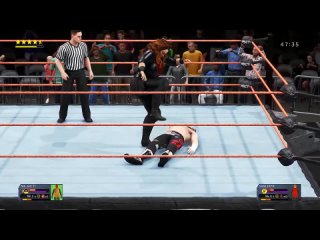 WWE 2k20 Nia Jax vs Sami Zayn, intergender wrestling
