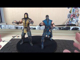 Mortal Kombat X фигурки Скорпион и Саб-Зиро - Mezco Toyz