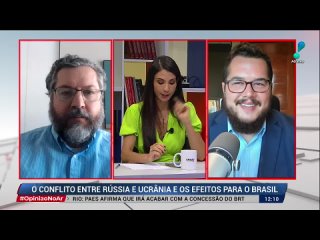 RedeTV - Ida de Bolsonaro  Rssia gera debate entre Bernardo Kuster, Ernesto Arajo e Amanda Klein