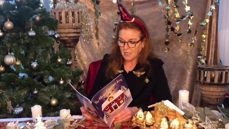 Sarah Ferguson reading The Magic Christmas Key by Amanda
