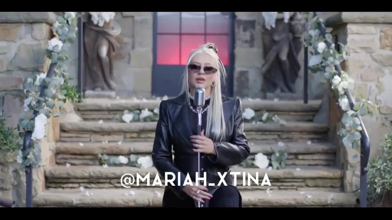 Xtina performing Reflection Loyal Brave True and Beautiful at the Zoom 10